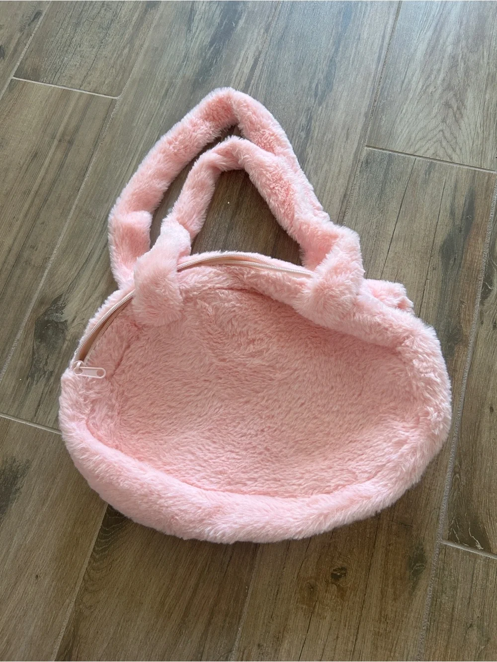 Plush Crossbody Bag for Kids - Pink